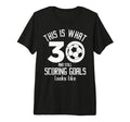 Funny Soccer 30Th Birthday 30 Years Old T-Shirt - Graphic Print for Adults