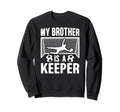 My Brother Is Soccer Keeper Brother Sweatshirt - Unique Graphic Men Women