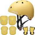 Kids Bike Skateboard Helmet Pad Set,Toddler Cyling Protective Gear Knee & Elbow Pads Wrist Guards for 5-8-10-12-14-16 Years Girls Boys Bicycle Scooter Roller Skate Inline Skating Rollerblading
