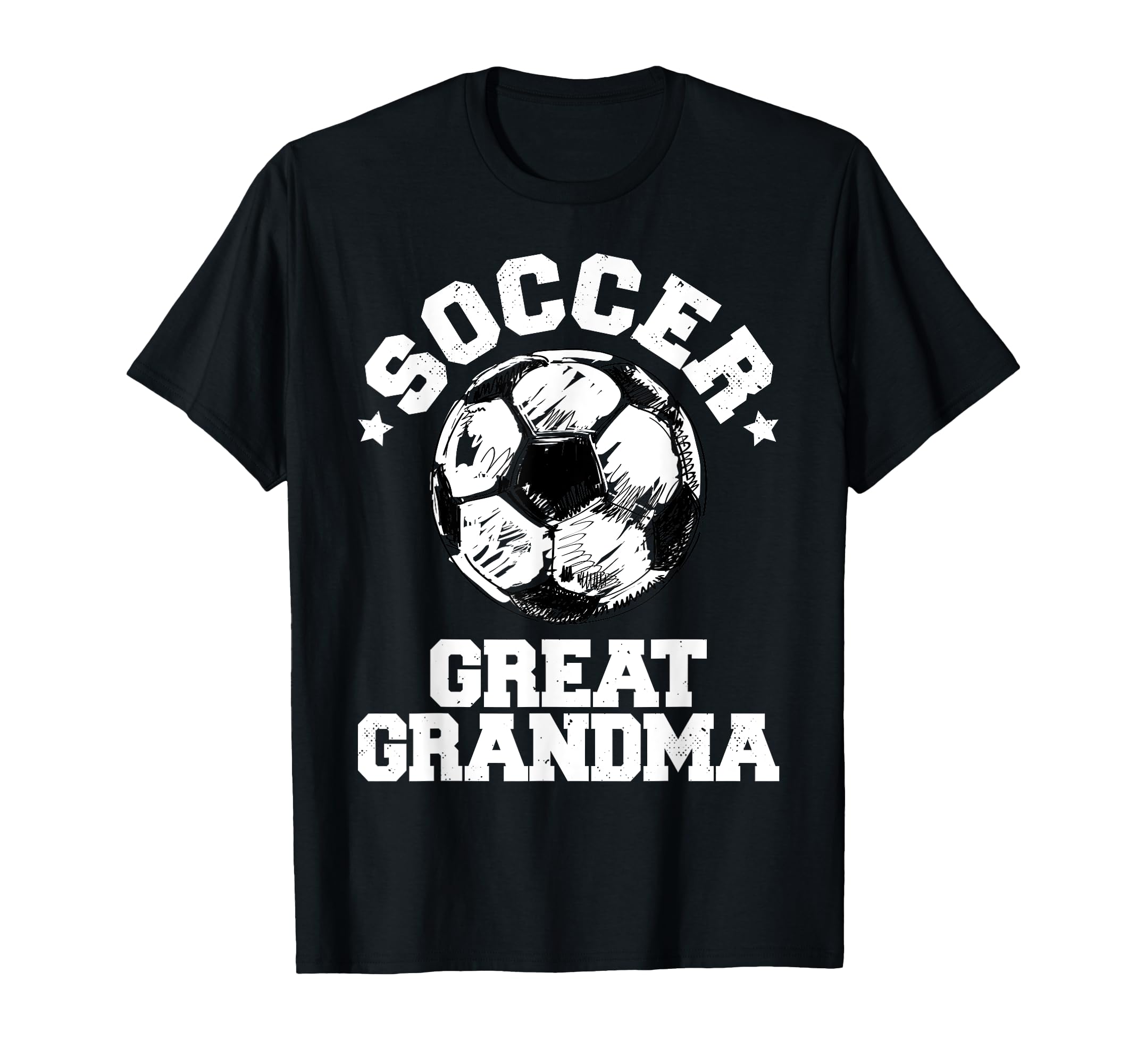 Soccer Great Grandma Soccer Ball T-Shirt - Aesthetic Graphic Unisex