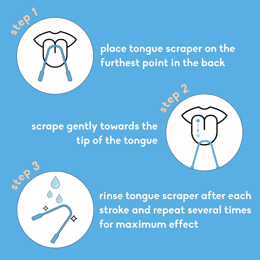The Humble Co. Copper Tongue Scraper, 2 Count (Pack of 6), Natural Oral Hygiene