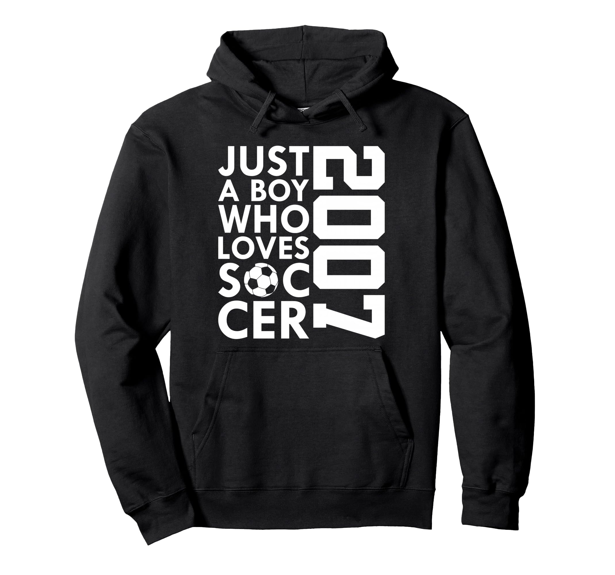 2007 Just Who Loves Soccer 19Th Birthday Hoodie - Novelty Apparel Men Women