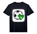 Womens Custom Soccer Mom Number 10 Heart T-Shirt - Graphic Print Men Women