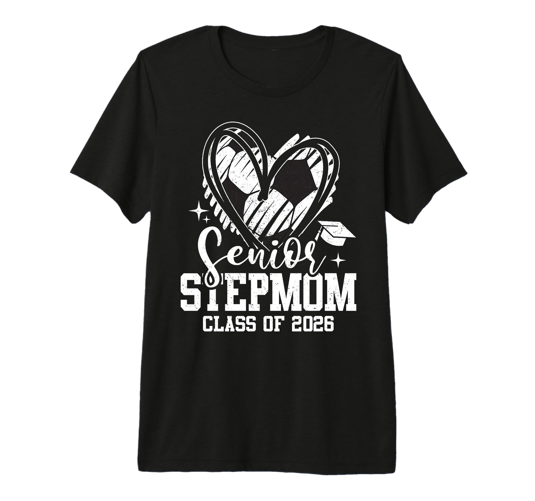 Senior Stepmom Class 2026 Soccer T-Shirt - Streetwear Style for Adults
