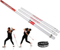 PowerNet Combo PVC/Click Stick Softball & Baseball Swing Trainer, Interchangeable Baseball Hitting Trainer, PVC Training Bat for Drills, Bat Speed Training Equipment