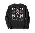 Soccer Gigi Coquette Gigi Soccer Player Sweatshirt - Graphic Print Unisex