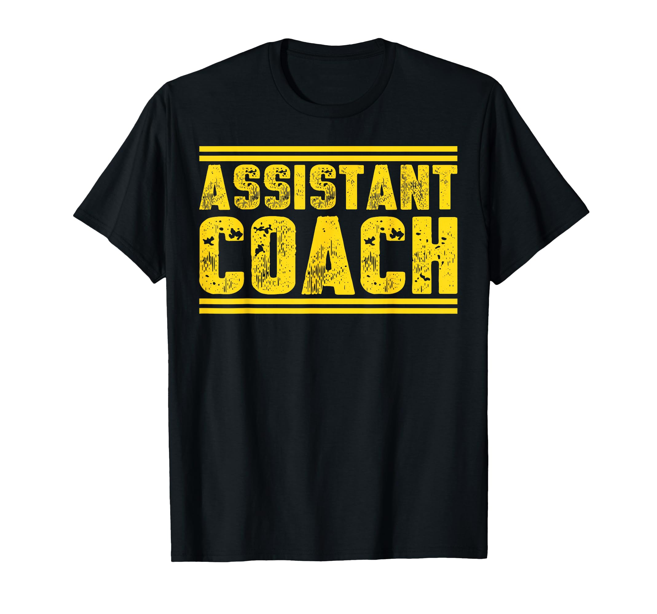 Assistant Coach Dad Professional T-Shirt - Minimalist Print Men Women