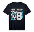 Soccer Birthday Party 8 Year Old 8Th T-Shirt - Streetwear Style Men Women