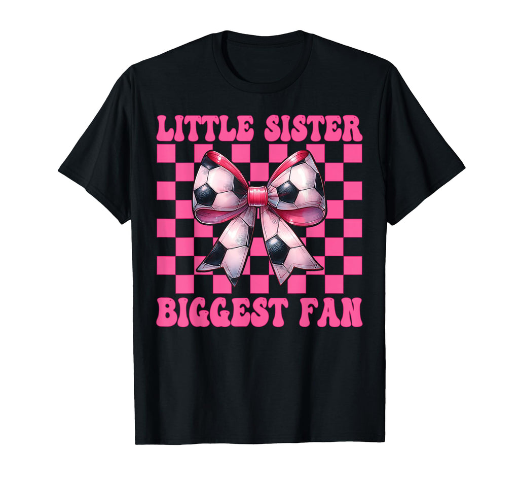 Soccer Sister Soccer Coquette T-Shirt - Aesthetic Graphic for Adults