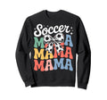 Groovy Soccer Football Player Sweatshirt - Fun Novelty Design Men Women