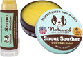 Natural Dog Company Snout Soother Bundle, Includes 2oz Tin + 0.15oz Stick, Dog Nose Balm for Chapped, Crusty and Dry Dog Noses, Organic, All Natural Ingredients, Packaging May Vary