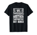 Soccer Goalie Brother Supportive T-Shirt - Trendy Graphic for Adults