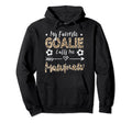 My Favorite Goalie Calls Me Mawmaw Soccer Hoodie - Minimalist Print Unisex