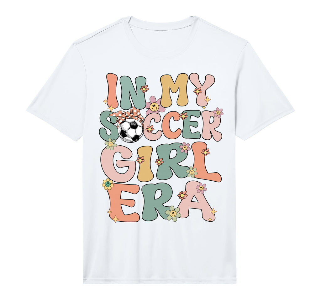 My Soccer Era Groovy Soccer Soccer T-Shirt - Minimalist Print Men Women