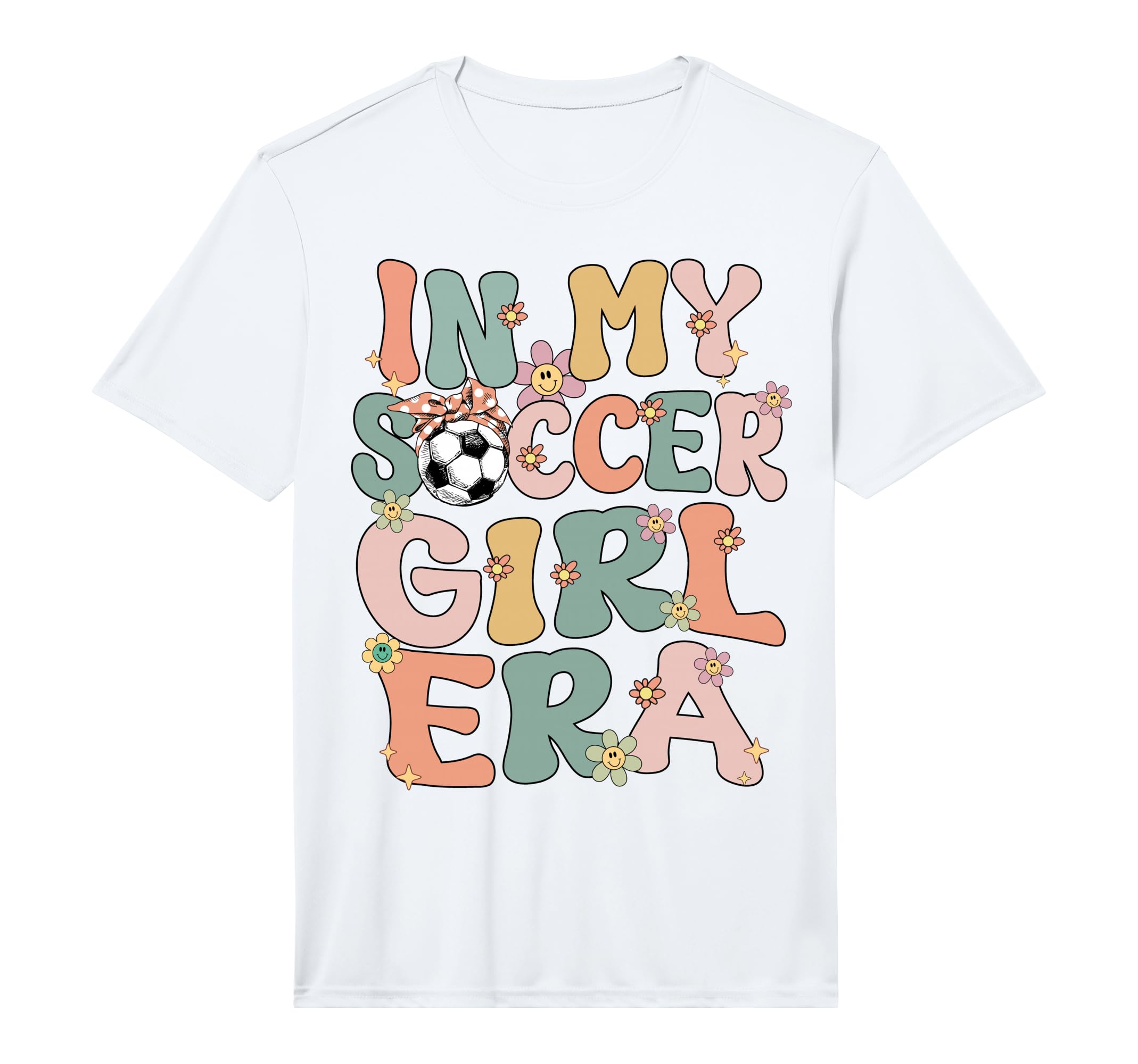 My Soccer Era Groovy Soccer Soccer T-Shirt - Minimalist Print Men Women