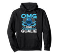 Goaltender Ice Hockey Player Ice Hoodie - Minimalist Print Men Women