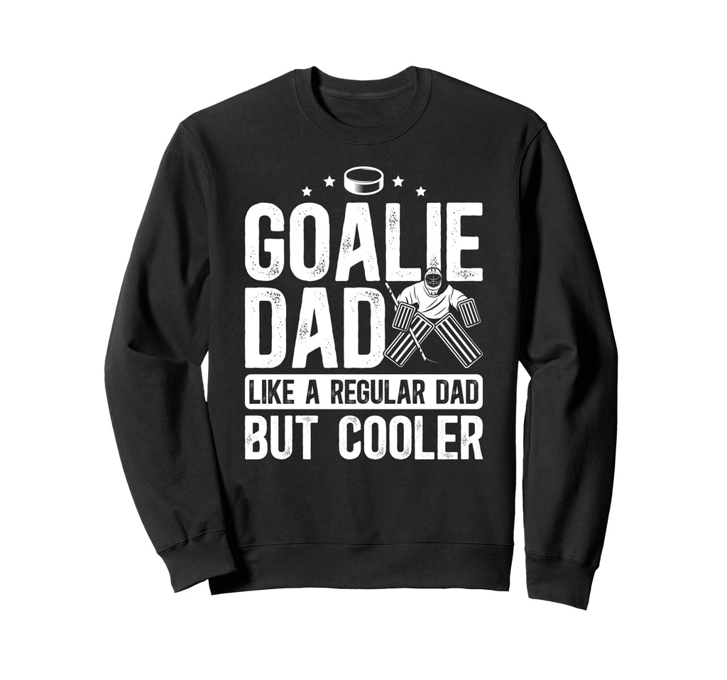 Hockey Goalie Dad Definition Dad Sweatshirt - Unique Graphic for Adults
