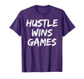 Sports Practice Hustle Wins Games T-Shirt - Unique Graphic Unisex