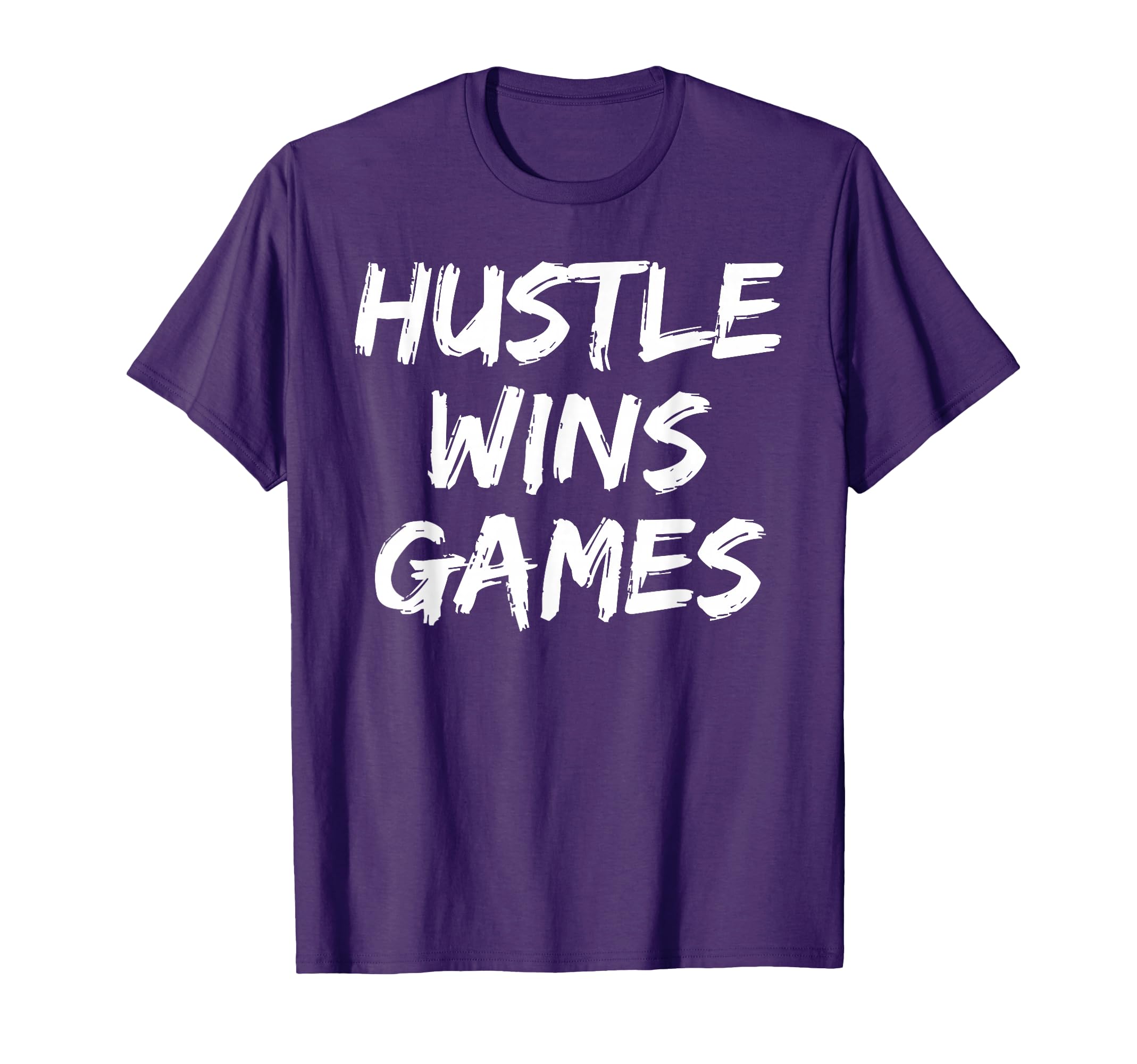 Sports Practice Hustle Wins Games T-Shirt - Unique Graphic Unisex