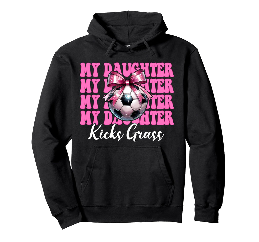 Soccer Mom Mothers Day Coquette Bow My Hoodie - Custom Art Print Men Women