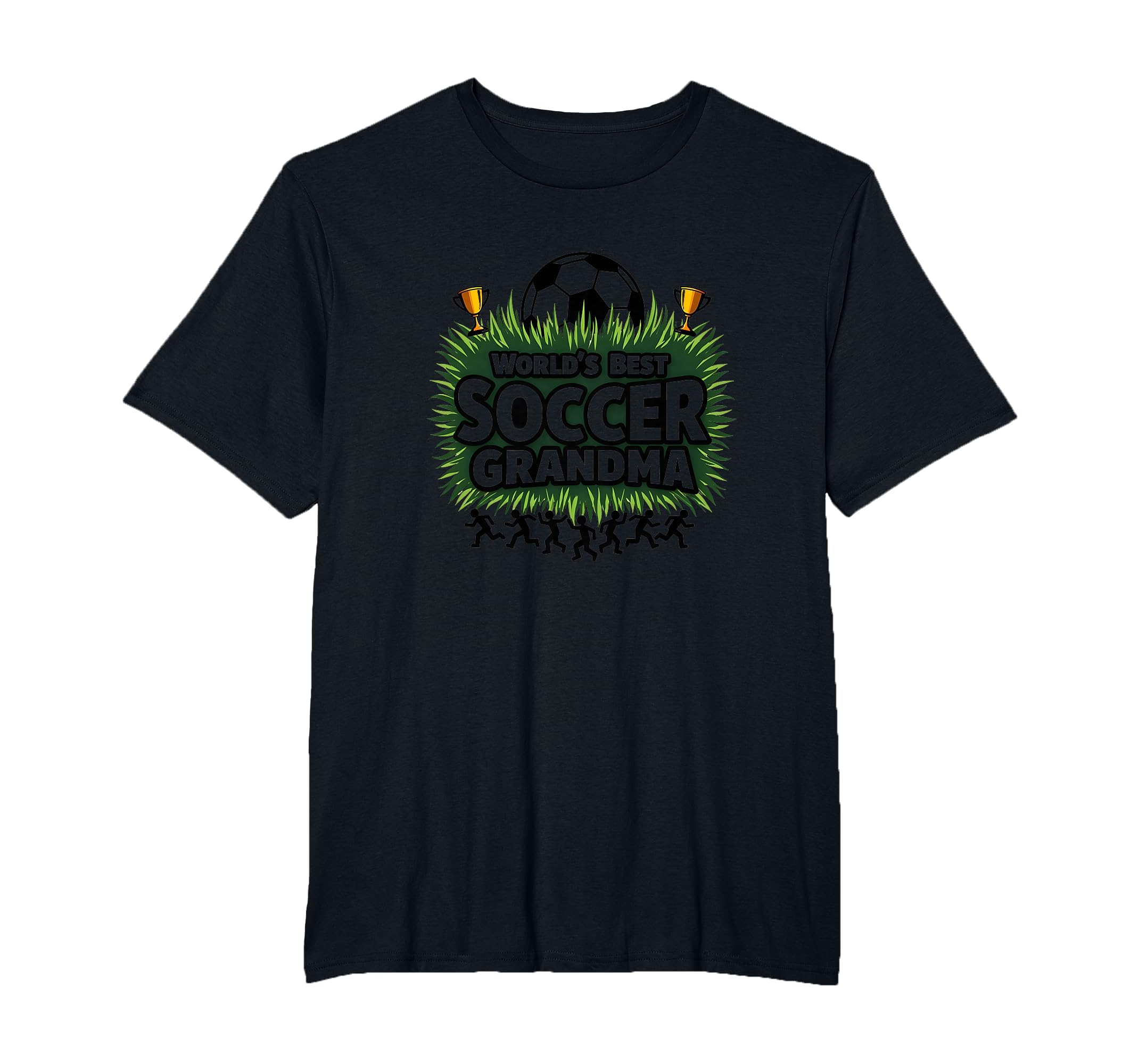 Worlds Best Soccer Grandma Champion T-Shirt - Custom Art Print Men Women