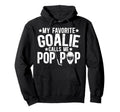 Proud Ice Hockey Goalie Pop Pop Ice Hoodie - Novelty Apparel for Adults
