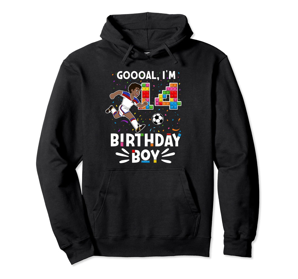 Goooal Im 14 I Building Blocks I 14Th Hoodie - Streetwear Style for Adults