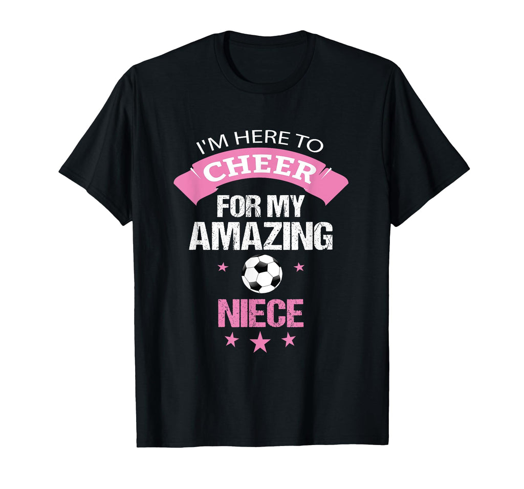 Aunt Or Uncle Proud Soccer Niece T-Shirt - Unique Graphic Men Women