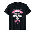Aunt Or Uncle Proud Soccer Niece T-Shirt - Unique Graphic Men Women