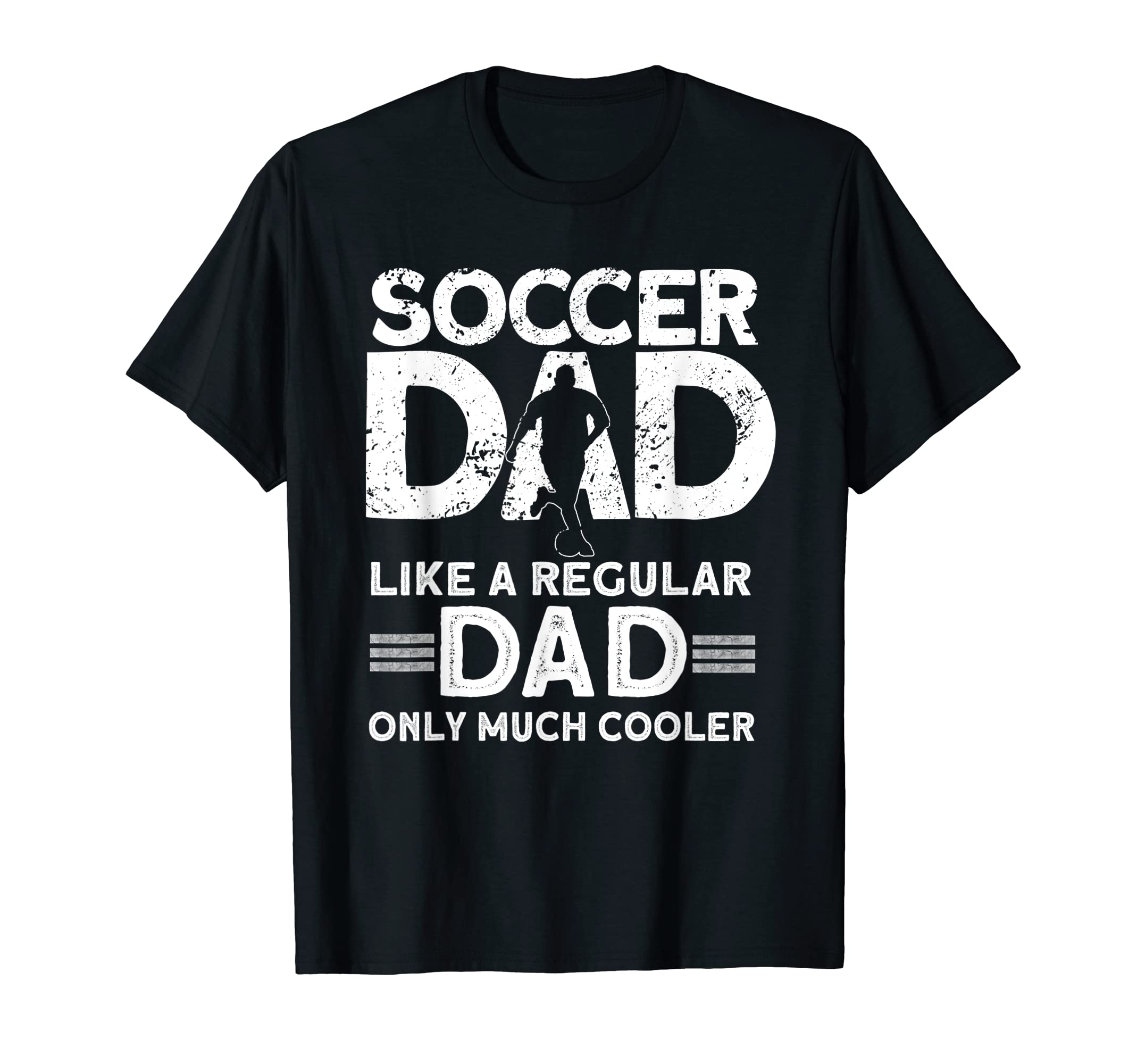 Mens Soccer Dad Soccer Player Funny Dad T-Shirt - Minimalist Print Unisex