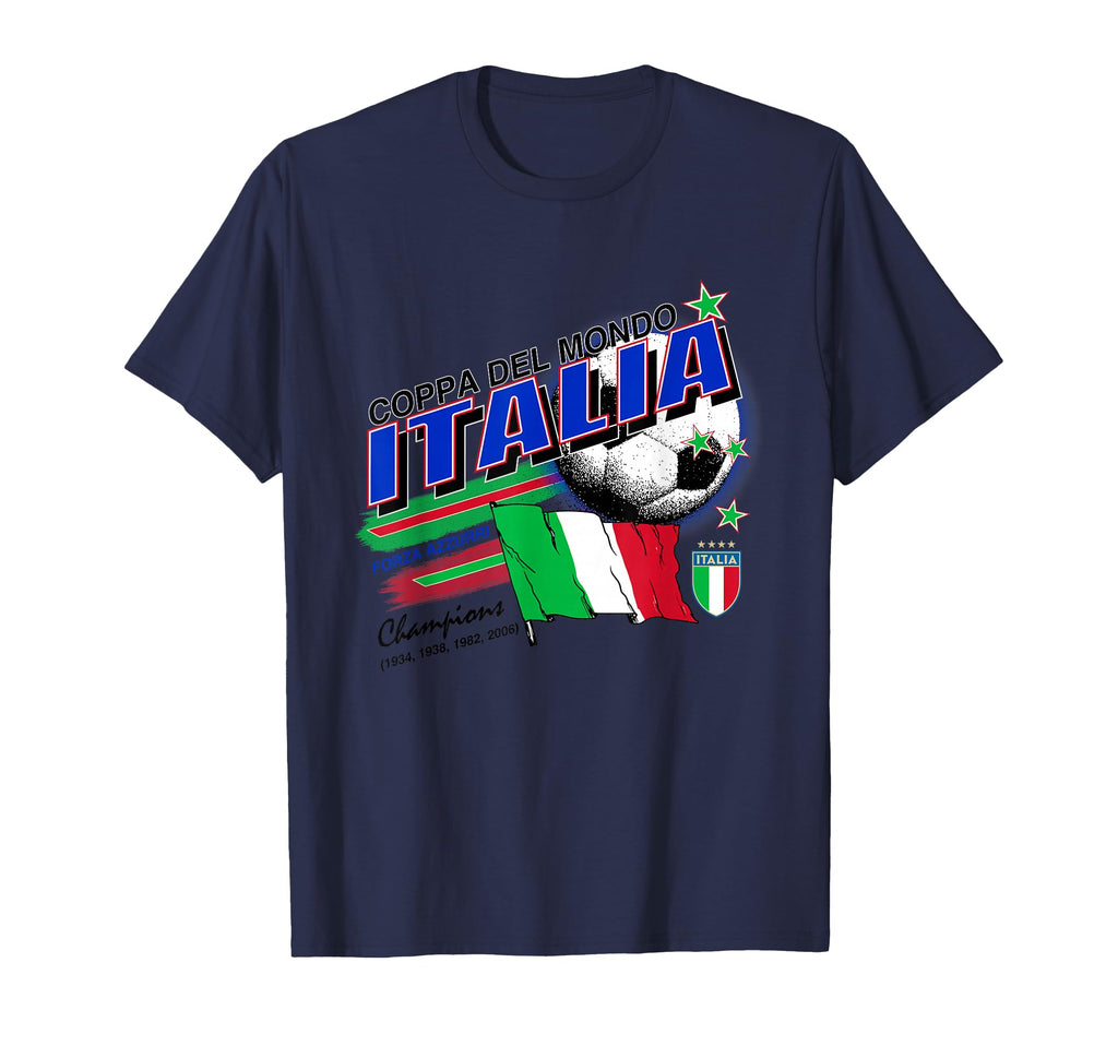Italy World Cup Football Champions T-Shirt - Aesthetic Graphic for Adults