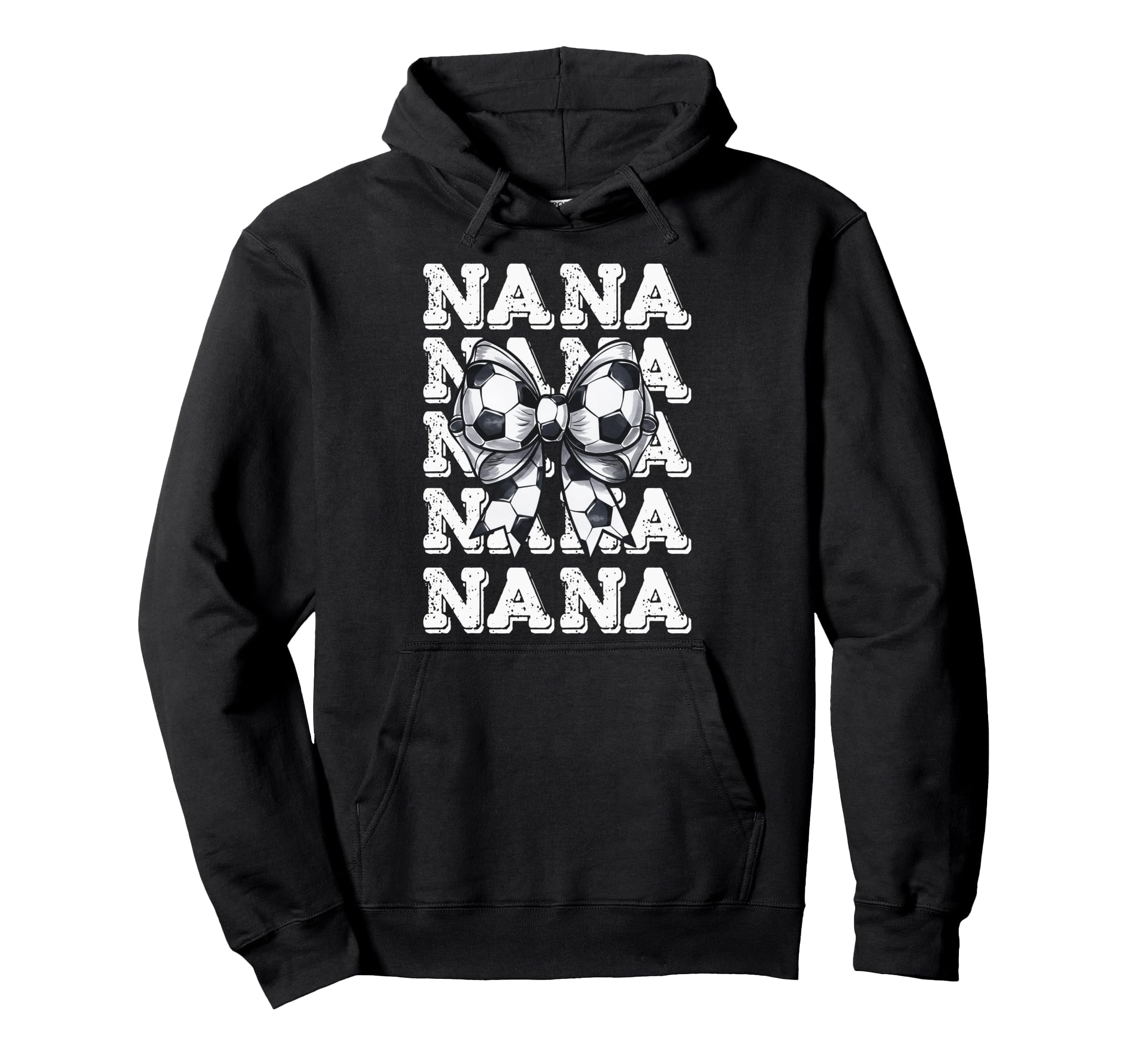 Coquette Soccer Nana Matching Family Hoodie - Fun Novelty Design Men Women