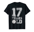 17 Years Old Soccer Sports Birthday T-Shirt - Casual Everyday Wear Unisex