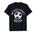 Owyhee County Soccer Distressed 90S T-Shirt - Unique Graphic Unisex