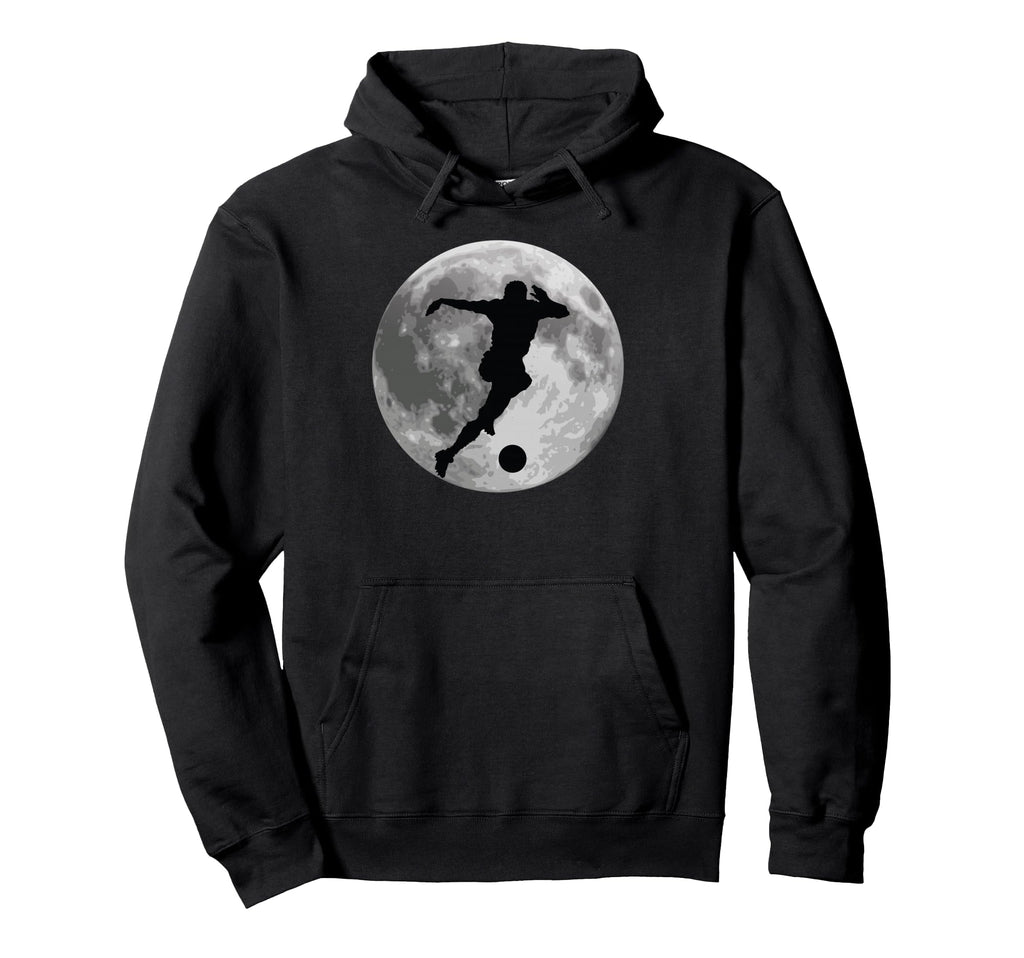 Soccer Player Players Coach Fan Child Moon Hoodie - Trendy Graphic Unisex