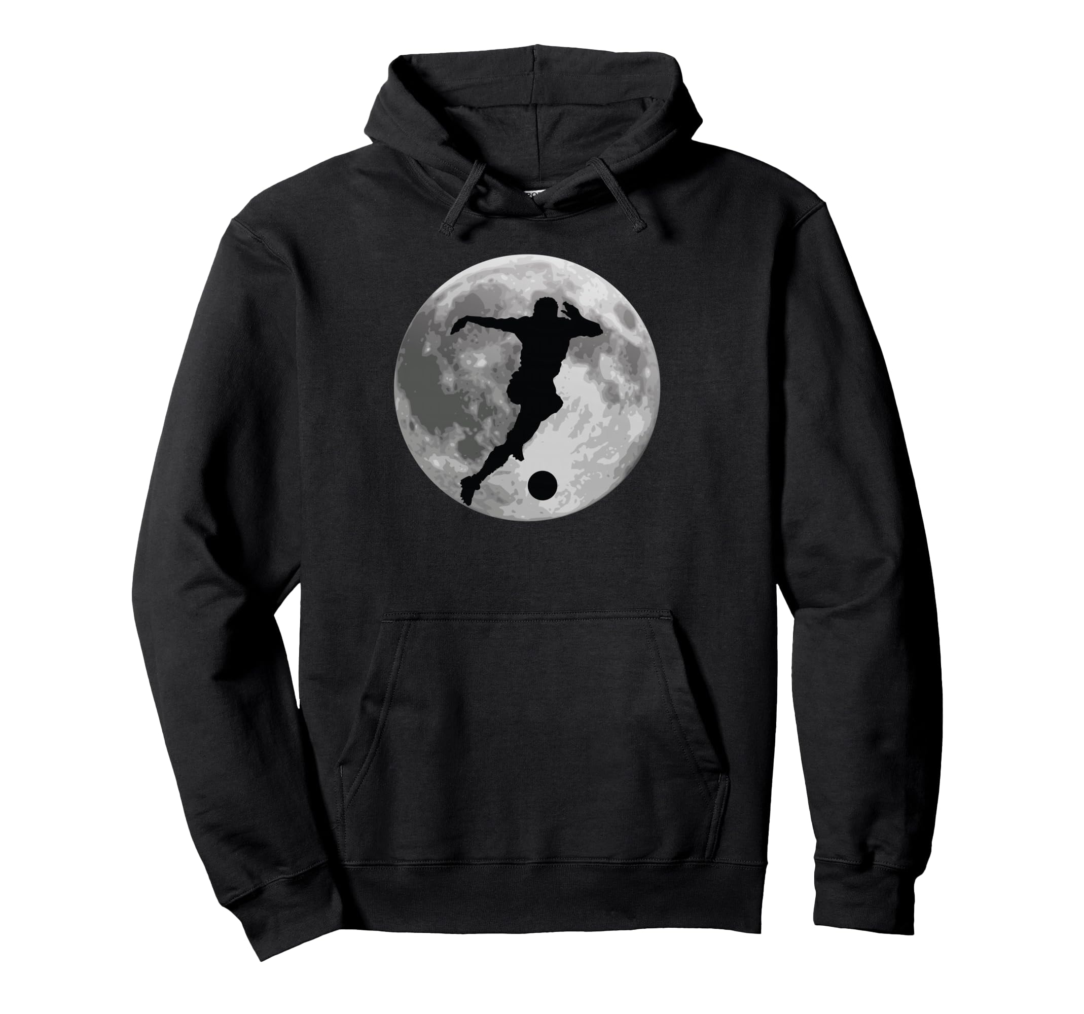 Soccer Player Players Coach Fan Child Moon Hoodie - Trendy Graphic Unisex
