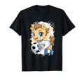 Horse Playing Soccer Comic Soccer Team T-Shirt - Graphic Print Unisex