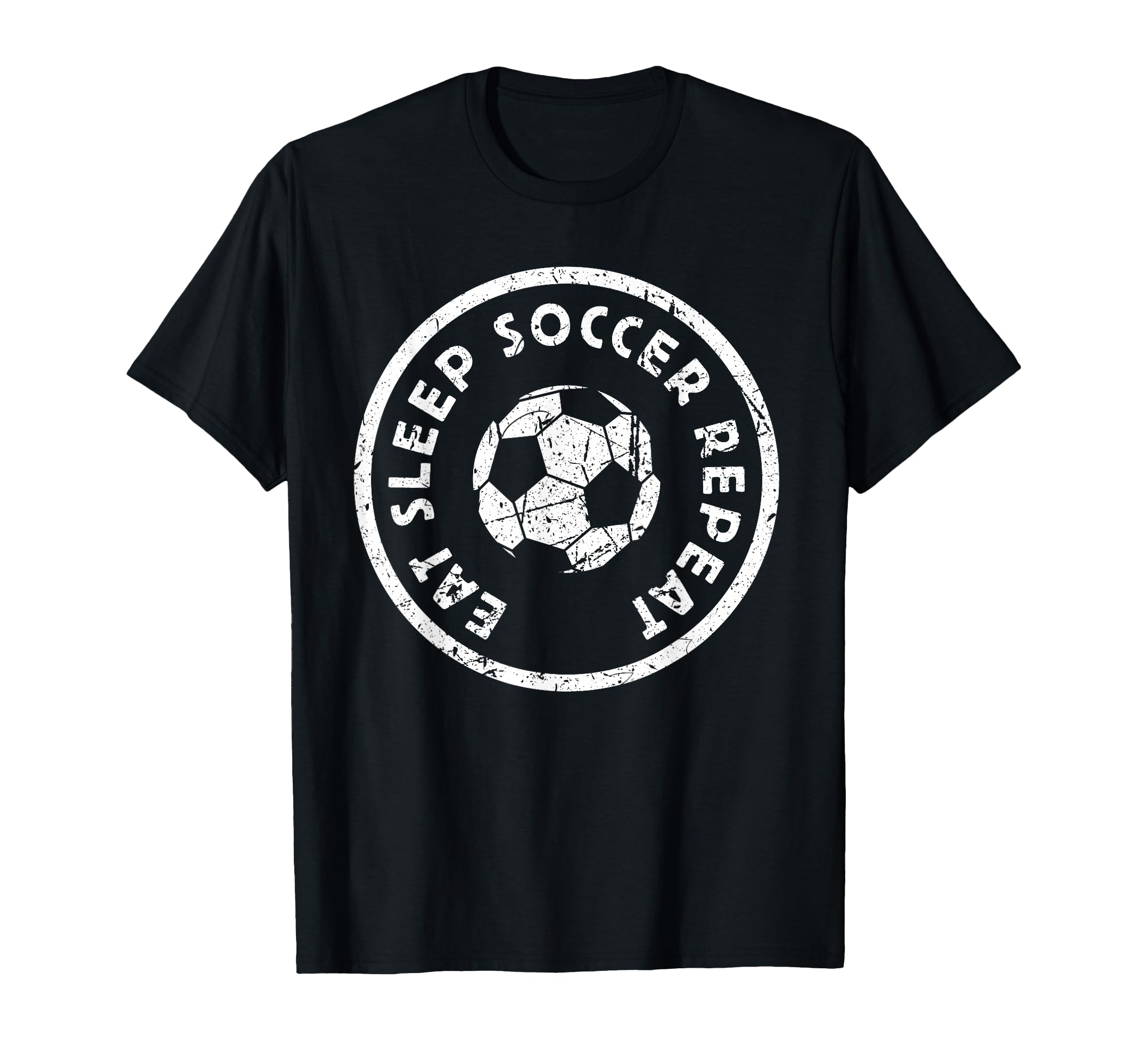 Eat Sleep Soccer Repeat Player T-Shirt - Aesthetic Graphic Men Women