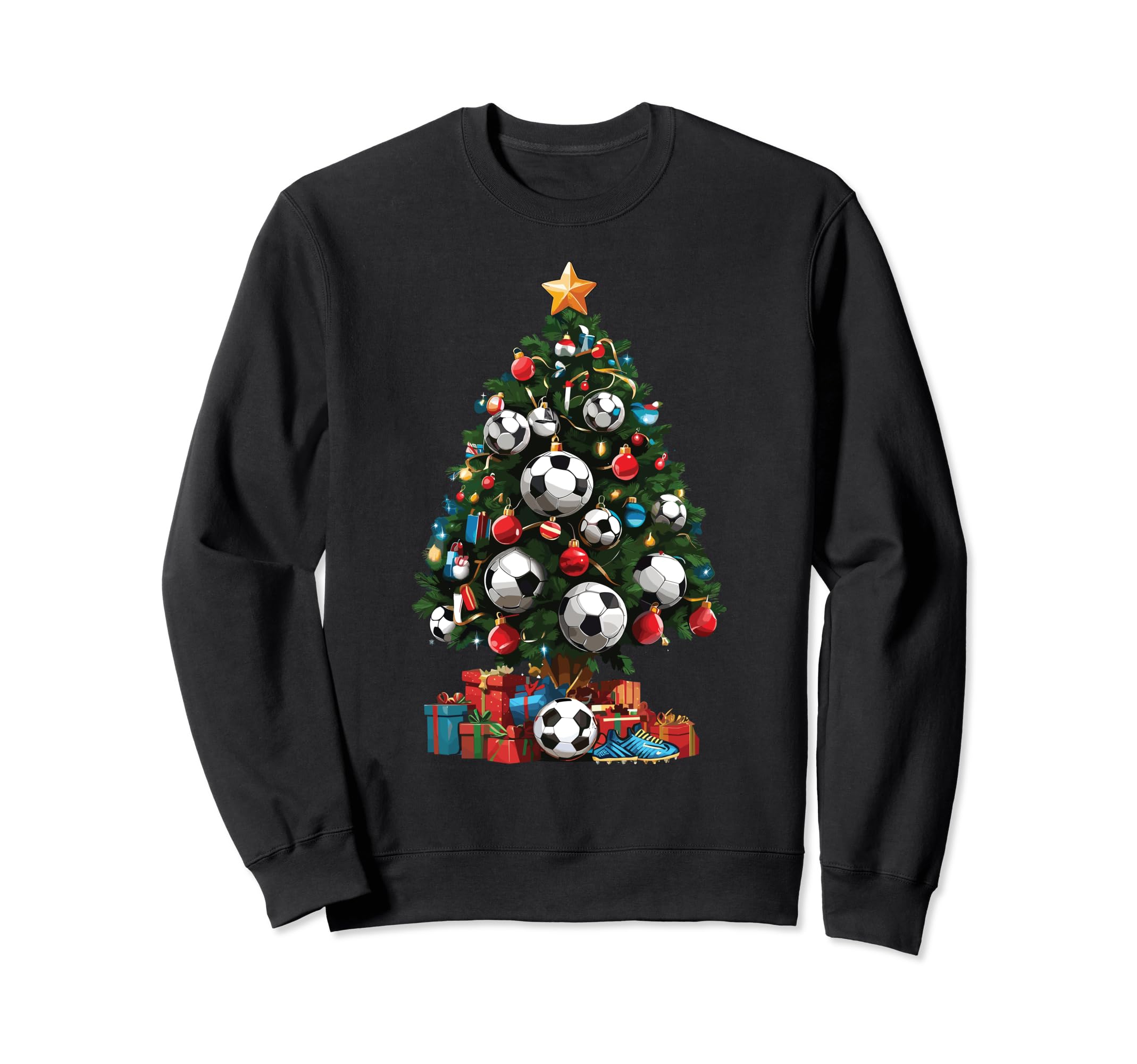 Soccer Equipment Tree Sports Football Sweatshirt - Trendy Graphic Unisex