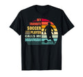 My Favorite Soccer Player Calls Me T-Shirt - Aesthetic Graphic for Adults