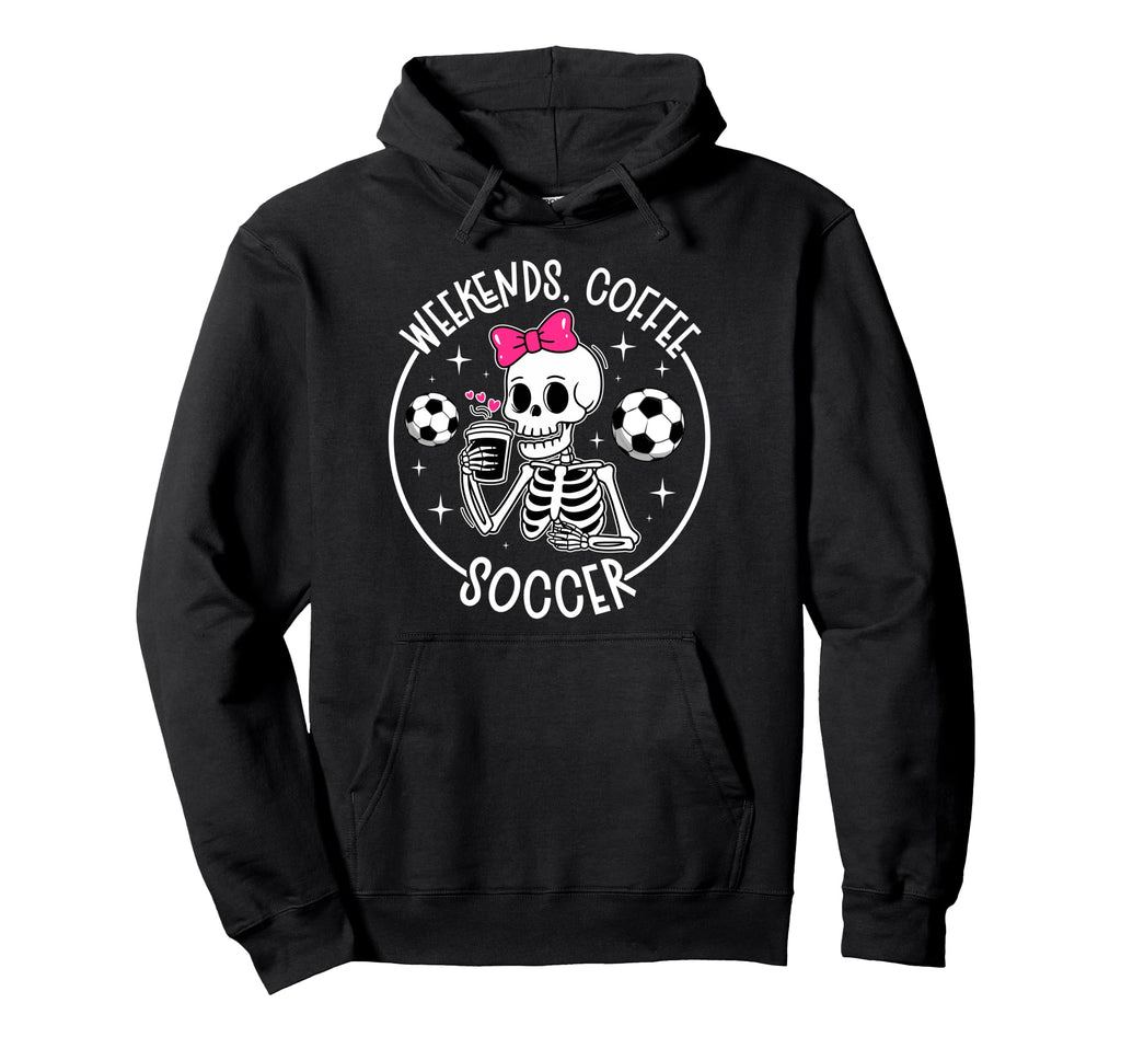 Weekends Coffee Soccer Mom Soccer Hoodie - Aesthetic Graphic for Adults