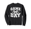 Game Day Coquette Soccer Game Day Sweatshirt - Novelty Apparel for Adults