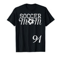 Soccer Mom Jersey Number 91 Favorite T-Shirt - Novelty Apparel Unisex