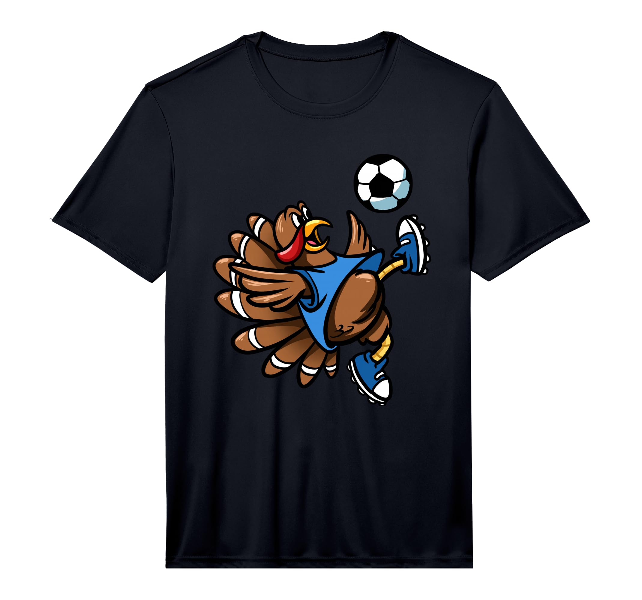 Bicycle Kick Turkey Thanksgiving T-Shirt - Streetwear Style Men Women