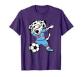 Dabbing Dalmatian Fiji Soccer Fans T-Shirt - Fun Novelty Design Unisex