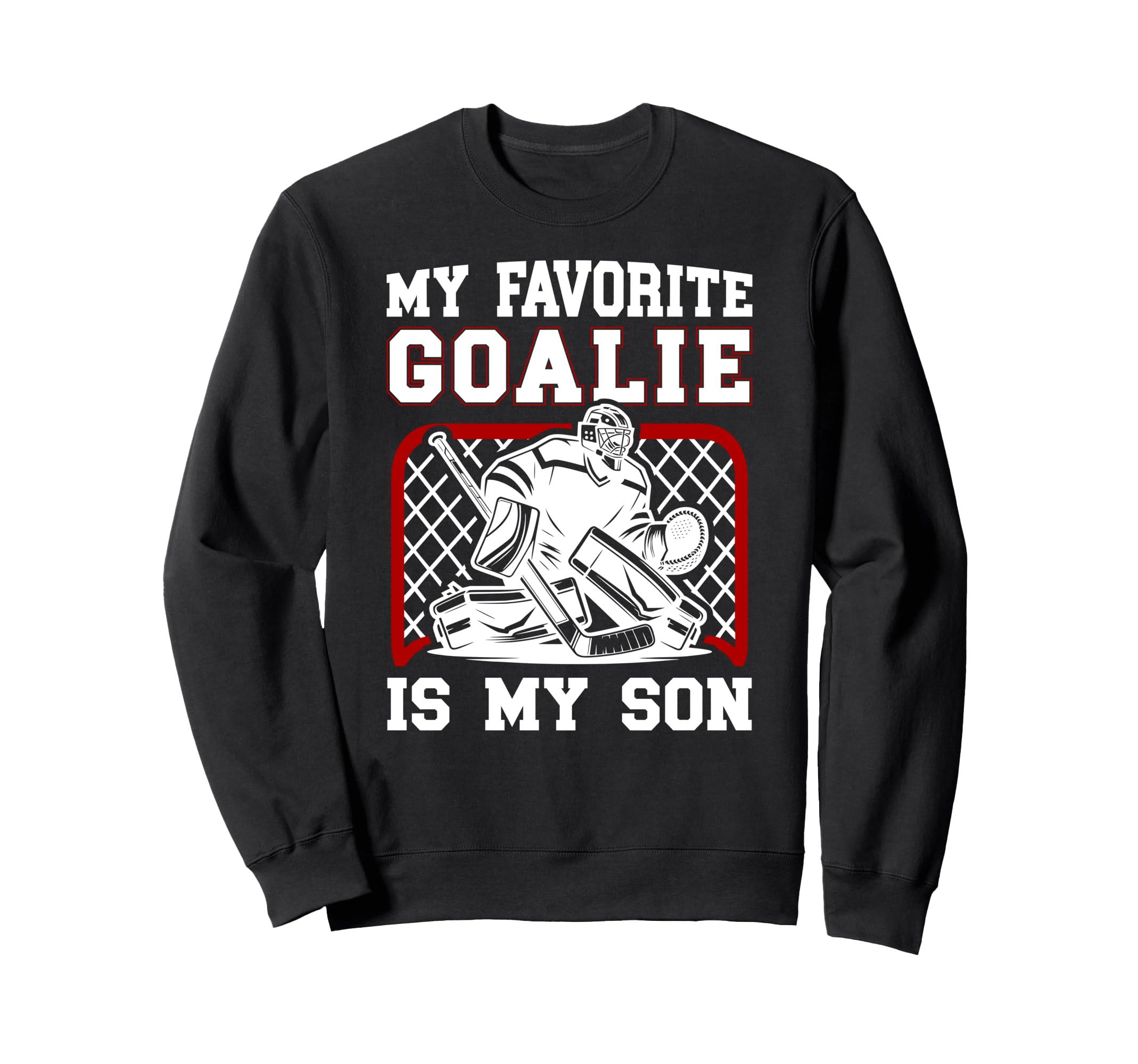 Proud Hockey Keeper Mom Ice Hockey Sweatshirt - Aesthetic Graphic Unisex