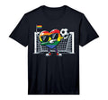 Gay Pride Heart Soccer Lgbtq Ally T-Shirt - Aesthetic Graphic Men Women