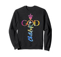 Religious Jesus Soccer Child God Sweatshirt - Custom Art Print for Adults