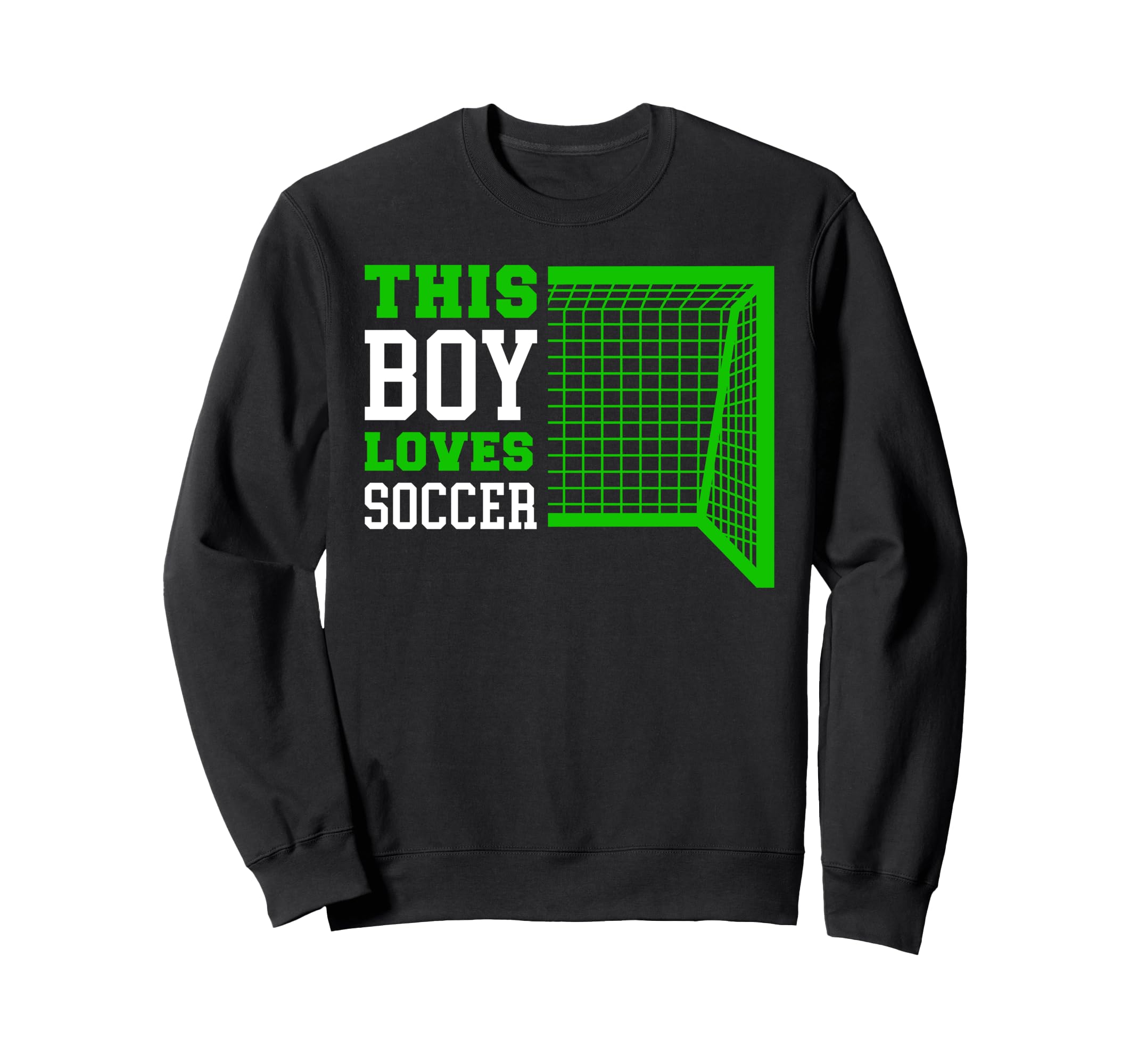 Loves Soccer Sweatshirt - Trendy Graphic for Adults