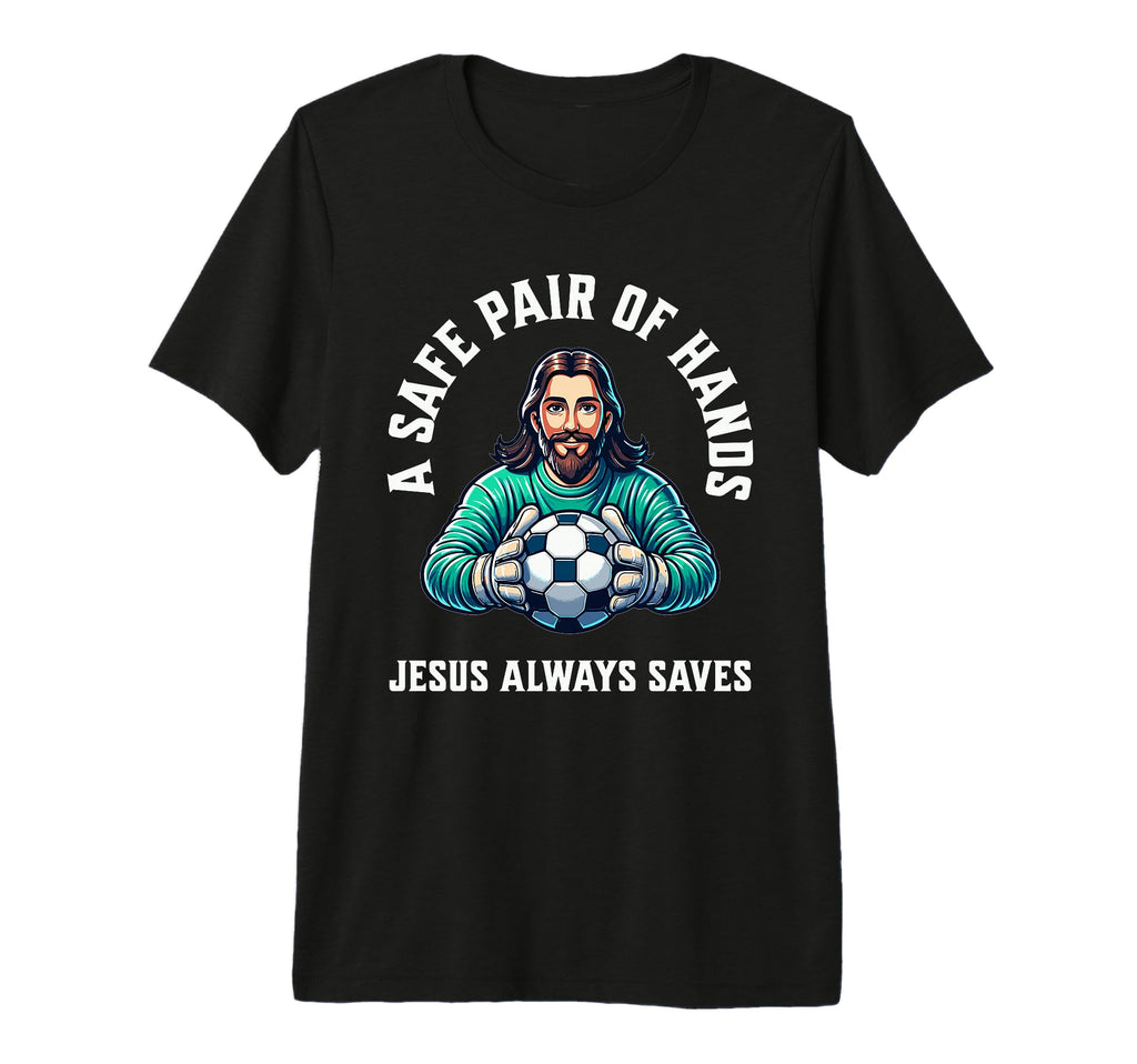 Jesus Soccer Football Christianity T-Shirt - Graphic Print Men Women